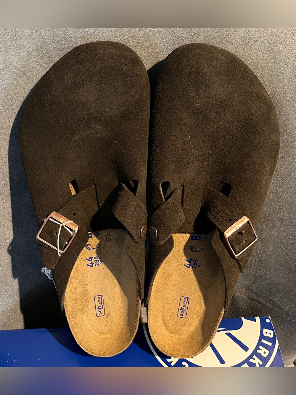 Birkenstock Boston Men’s clogs Mocca Size 11 US 44 EU Soft Footbed